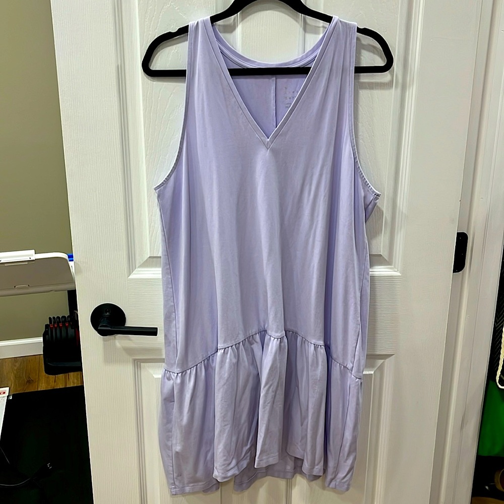 A New Day lilac purple ruffle tank top dress Target Tennis Dress